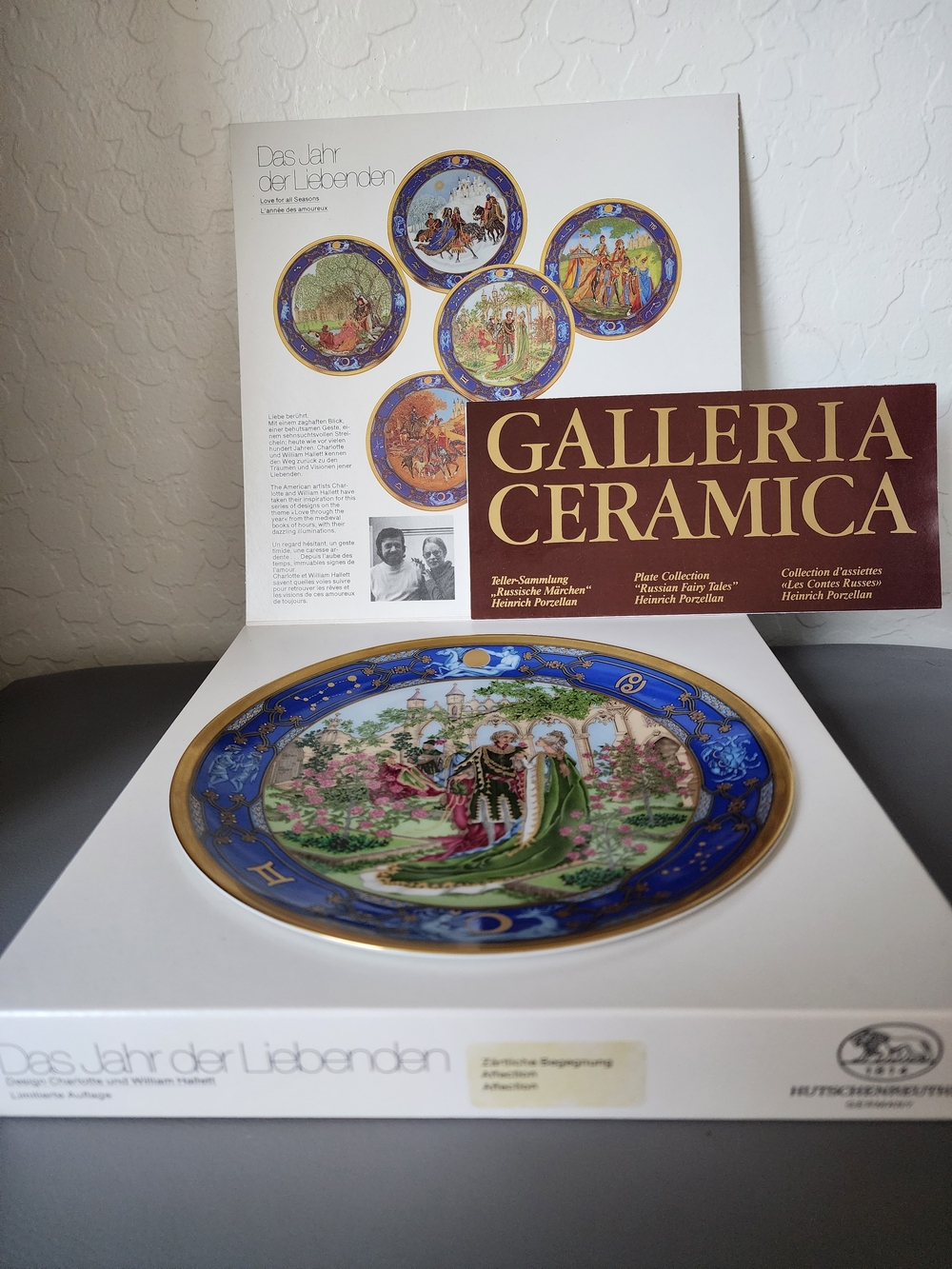 Galleria Ceramica Blue Decorative Collector Plate by
